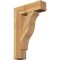 Ekena Millwork Funston Block Rough Sawn Bracket, Western Red Cedar, 6"W x 24"D x 36"H BKT06X24X36FST05RWR - alternate 1